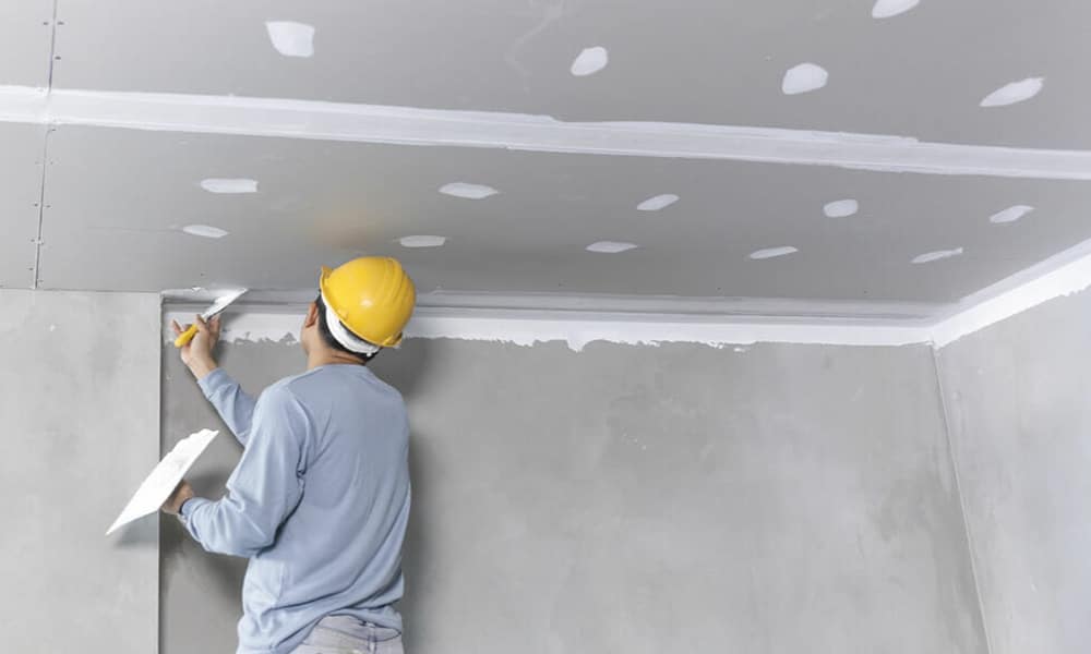 Bostanlı alçı sıva uygulaması